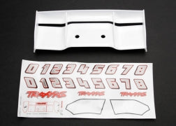 Traxxas TRA5412 Wing, Revo® (white)/ decal sheet