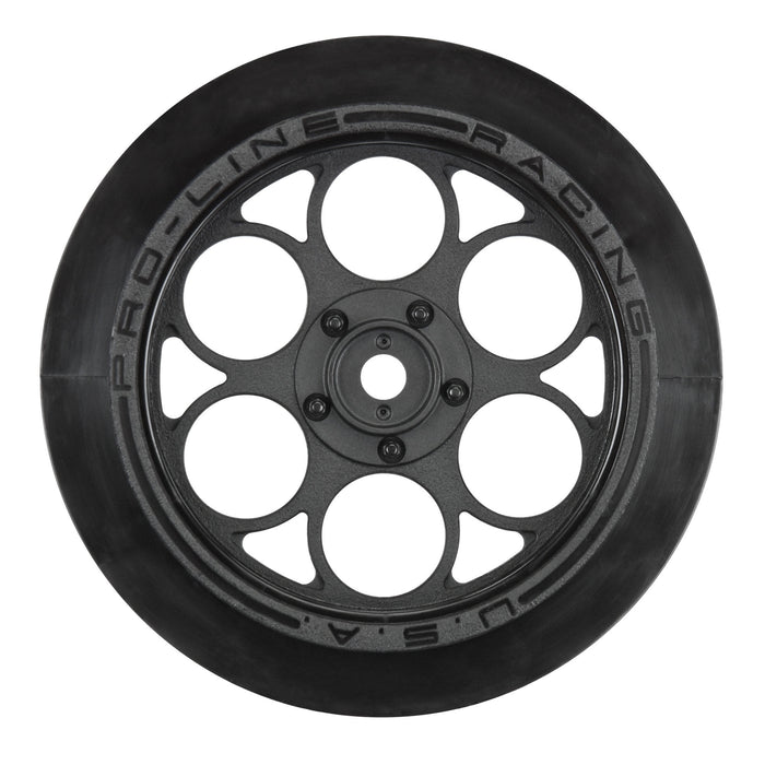 PROLINE PRO280303 1/10 Showtime Front Runner Front 2.2"/2.7" 12mm Drag Wheels (2) Black
