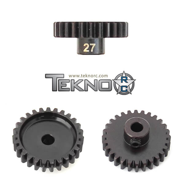 Tekno TKR4187 M5 Pinion Gear (27t, MOD1, 5mm bore, M5 set screw)