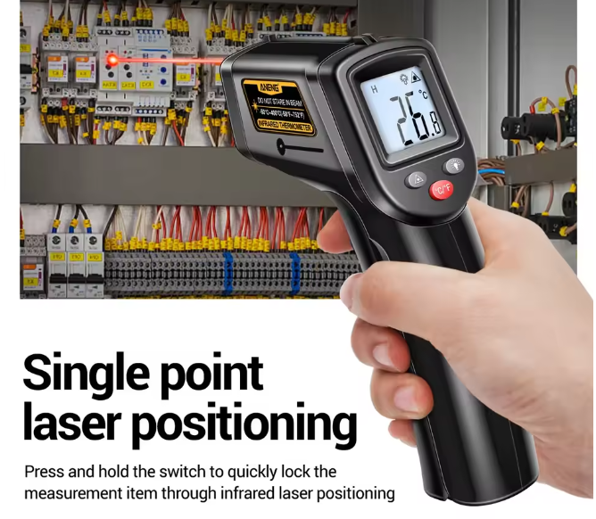 WORC Infrared Non-Contact Temperature Gun Thermometer -58℉ to 752℉ WRC-8310