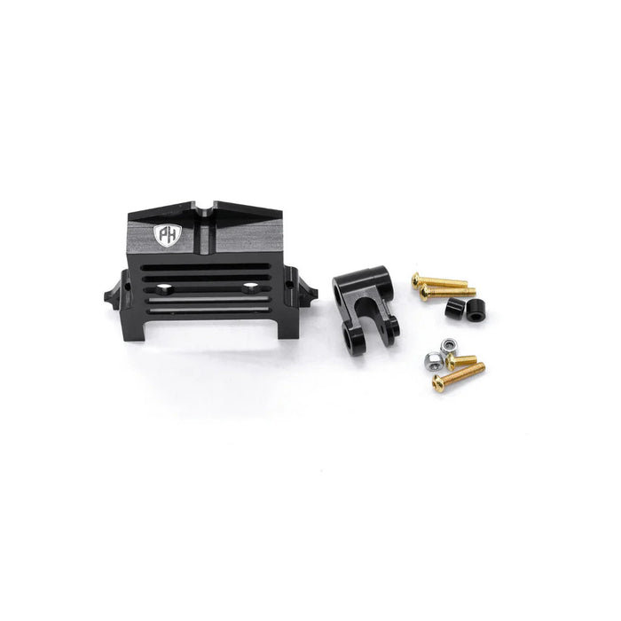 Powerhobby PHBTRX486BLACK Aluminum Servo Adapter FOR Traxxas X-Maxx / Maxx Slash Black