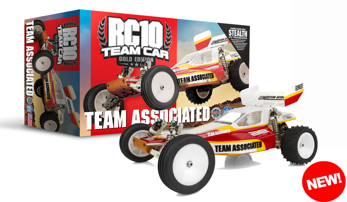 Team Associated ASC6034 RC10 Team Car 1/10 Electric 2WD Limited Edition Gold 2wd Buggy Kit