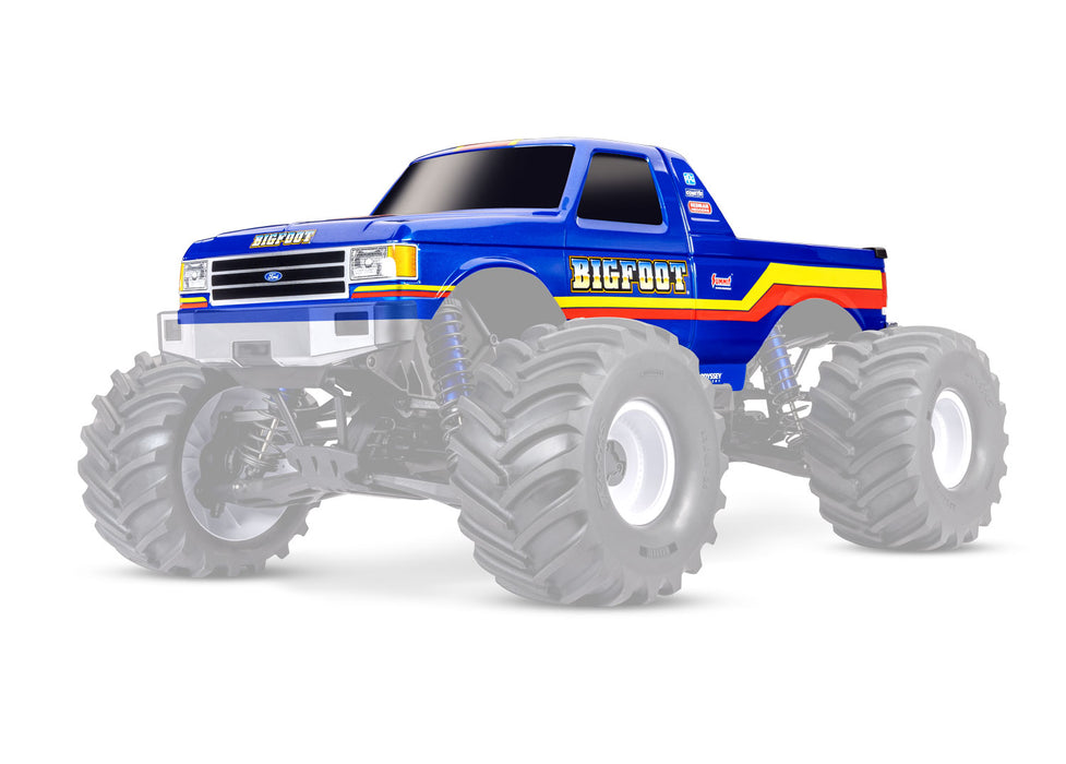 Traxxas TRA7691-BLUE Blue X-Monster Bigfoot No. 8 Body  X-Maxx Monster Truck