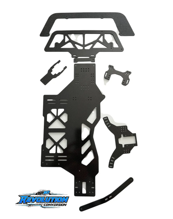 TP3D CW Revolution Custom Works 8 Late Model Chassis Conversion Kit Carbon Fiber