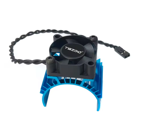 WORC WRC-HSF001BL Clip on Motor Heatsink w/ 30mm High Speed Cooling Fan 540 550 3660 3665 BL BLUE