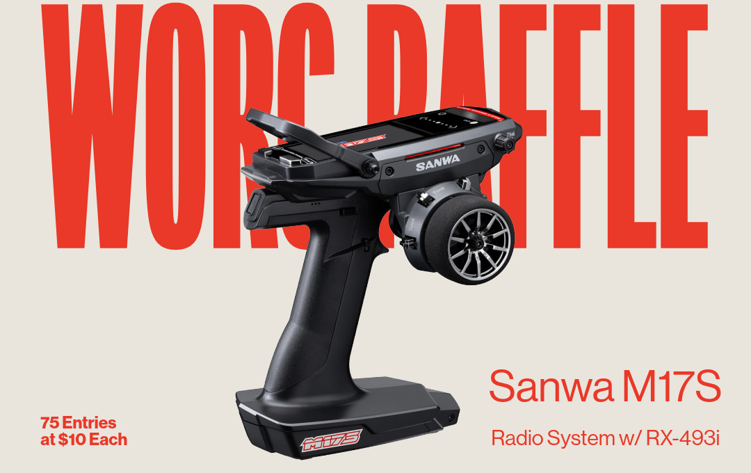 Digital Download Logo - Sanwa Airtronics M17S WORC Raffle SNW101A32971A FH5/FH5U 4-Channel 2.4GHz Radio System RX-493i Receiver