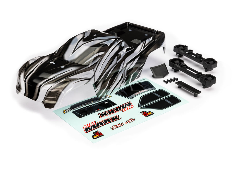 Traxxas TRA10711X BODY MINI MAXX PROGRAPHIX Clear