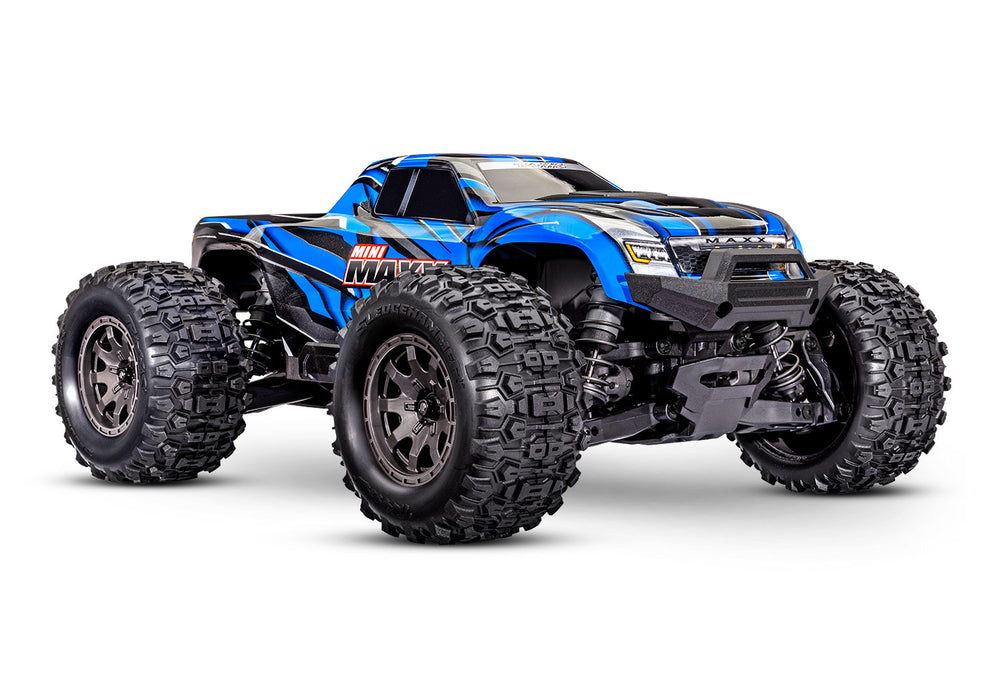 Traxxas TRA107154-1-BLUE Mini Maxx® BL-2s 30+ MPH RTR Monster Truck BLUE Battery and Charger included