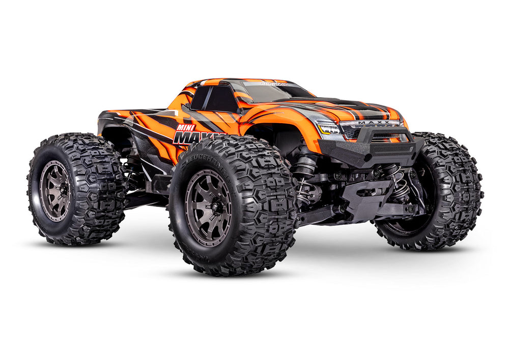 Traxxas TRA107154-1-ORNG Mini Maxx® BL-2s 30+ MPH RTR Monster Truck Orange Battery and Charger included