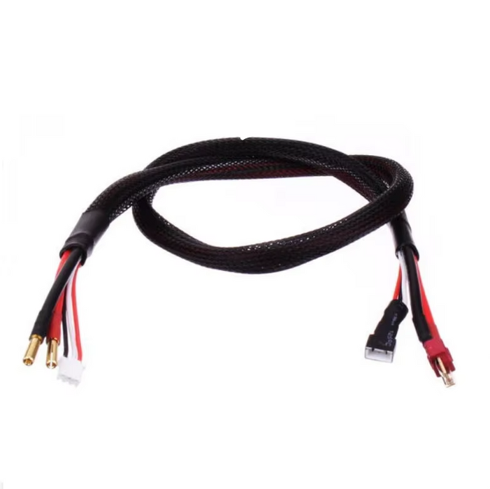 WORC WRC-CL-2445 2s Pro Charge Lead 4mm Charger to Deans / T-Plug Leads 24 inch / 610mm (Black)