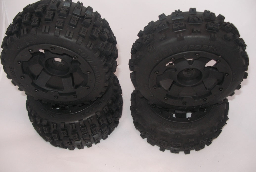 RV23 Baja Buggy Knobby Tires on rims (Bowties) (set of 4) 1/5