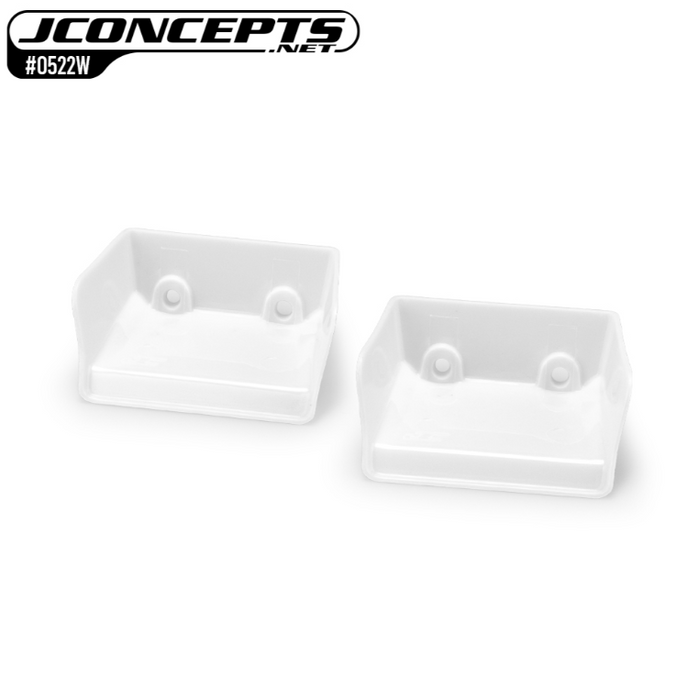 JConcepts JCO0522W Injection Molded Front Wing - WHITE Tekno NB48 2.2 | Tekno EB48 2.2