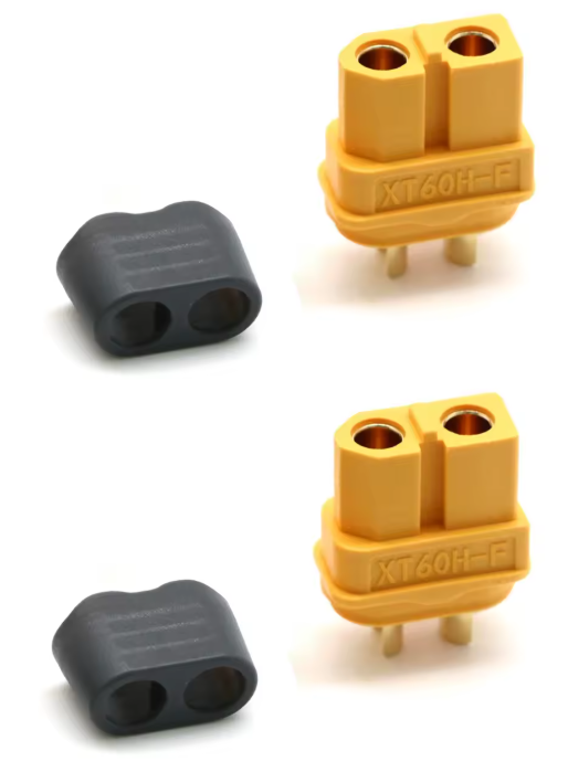 WORC Amass XT60 FEMALE BATTERY CONNECTOR (Pair)