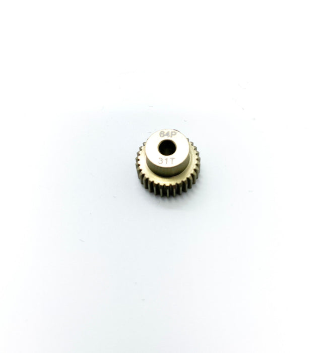 WORC 64P 31T Light Weight Precision Hard Anodized Aluminum Pinion Gear (3.17mm Bore)