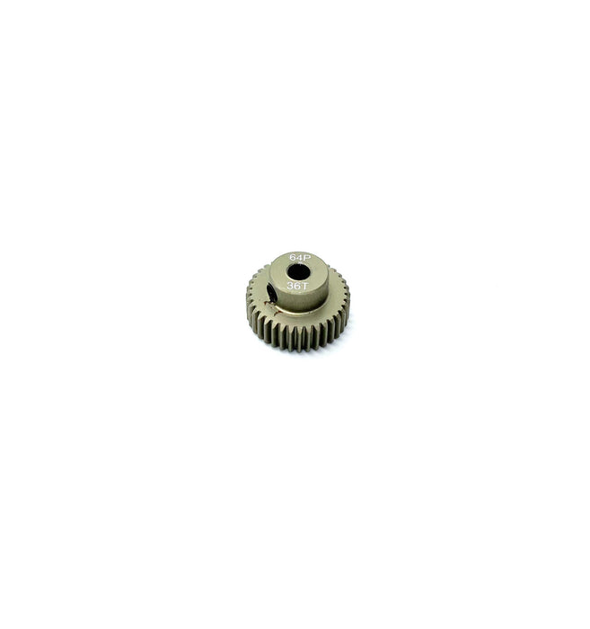 WORC 64P 36T Light Weight Precision Hard Anodized Aluminum Pinion Gear (3.17mm Bore)
