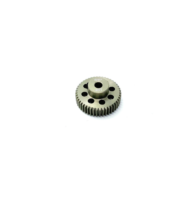 WORC 64P 46T Light Weight Precision Hard Anodized Aluminum Pinion Gear (3.17mm Bore)