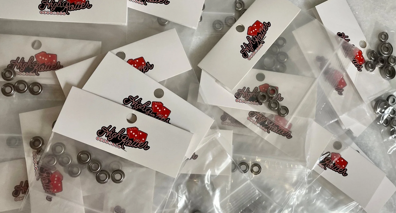 High Roller RC HR020 Ceramic Bearing Kit for GFRP Havoc 22/25 and GFRP GFR1 22/25 Direct Drive Cars