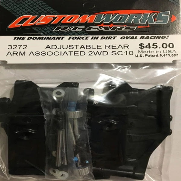 CUSTOMWORKS CW3272 ADJUSTABLE ARM KIT for Associated SC10
