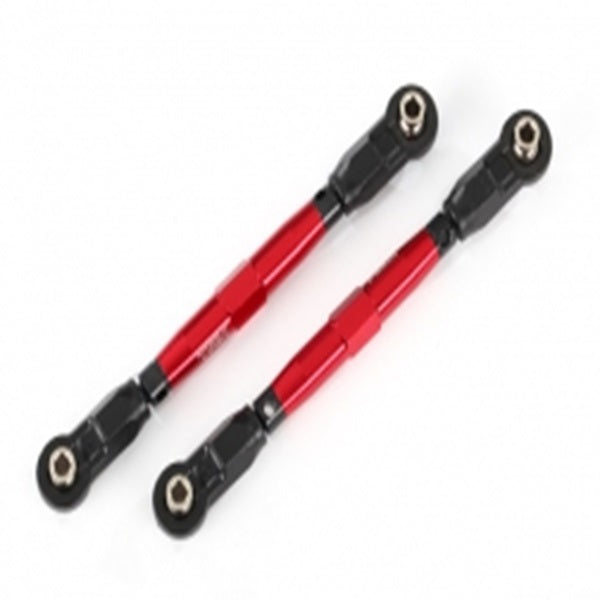 Traxxas TRA8948R Toe links, front (TUBES red-anodized, 7075-T6 alum