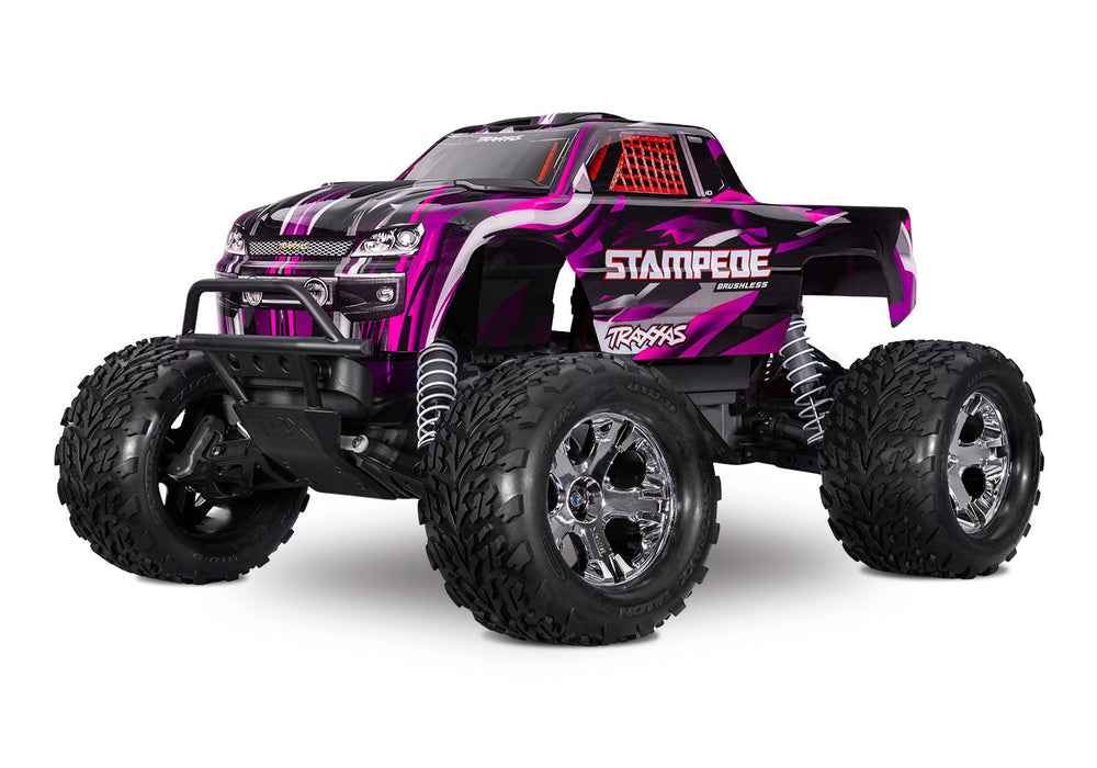 Traxxas TRA36354-4-PINK Stampede 2WD BL-2s HD