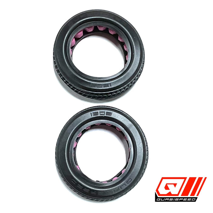 GFRP QS-1601 Quasi Speed Front Tires with Inserts (Pair) 2.2"