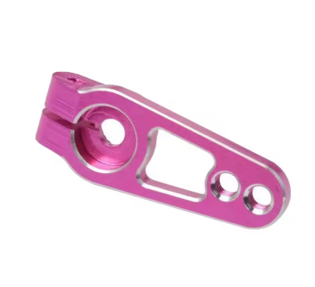 WORC RC WRC-SH-16 PINK Aluminum Single Arm Servo Clamping Horn 18.5mm 25T Spline 3mm Thread Steering ASC B6 B7