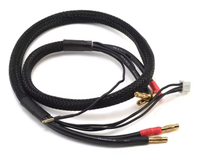 WORC WRC-CL-2445 2s Pro Charge Lead 4mm Charger to 4/5mm Bullet Leads 24 inch / 610mm