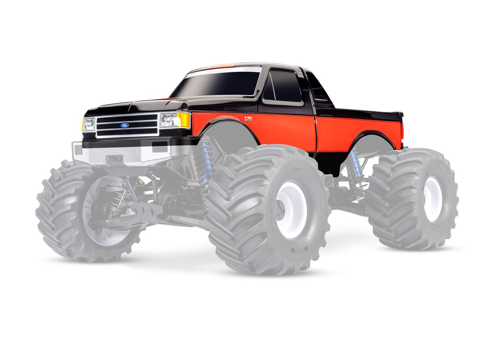 Traxxas TRA7691-BLK Black X-Monster Ford F-150 Body  X-Maxx Monster Truck  Red