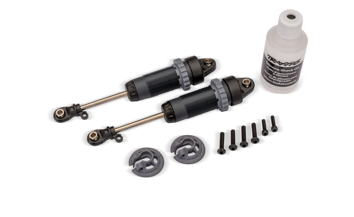 Traxxas 7462-STGRY 1/10 SLASH Steel-Gray XX-Long GTR Shocks (2) Brushless VX3