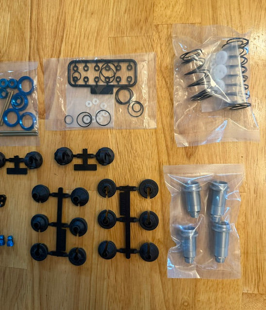 Associated Factory Team 13mm ASC91994 ASC91995 B7 B7.1 Complete Front & Rear Shock Kit w/ Standoffs and Springs