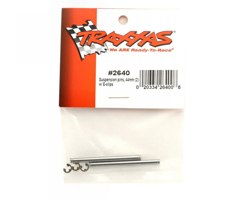 Traxxas TRA2640 Suspension pins, 44mm (2) w/ e-clips