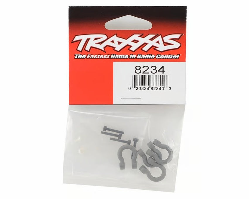 Traxxas TRA8234 Bumper D-Rings, gray (front or rear)/ 2x12 CS (4)