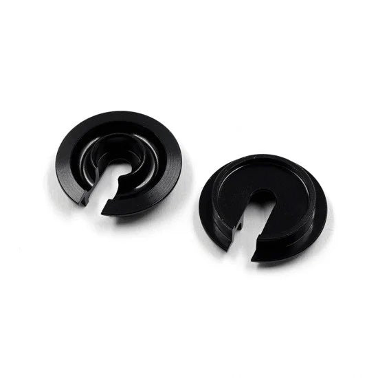 RACERS EDGE RCETU02505 ALUMINUM SPRING CUPS (4) BIG BORE- TRUCK/SC