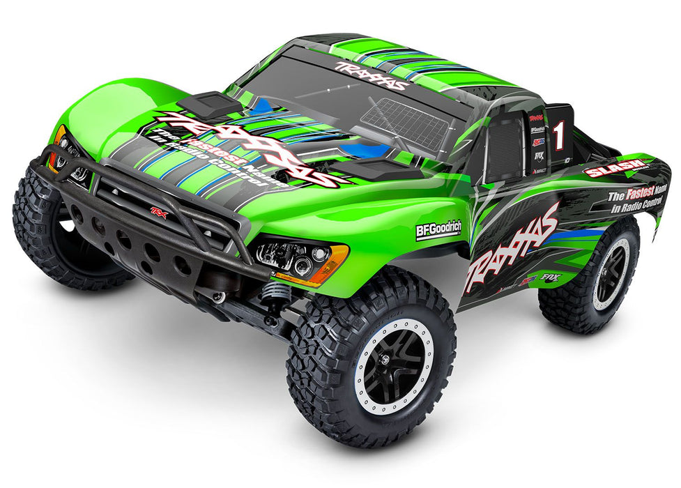 Traxxas TRA58334-4-GRN Slash 2WD BL-2s HD 1/10 Scale Short Course Truck, Green