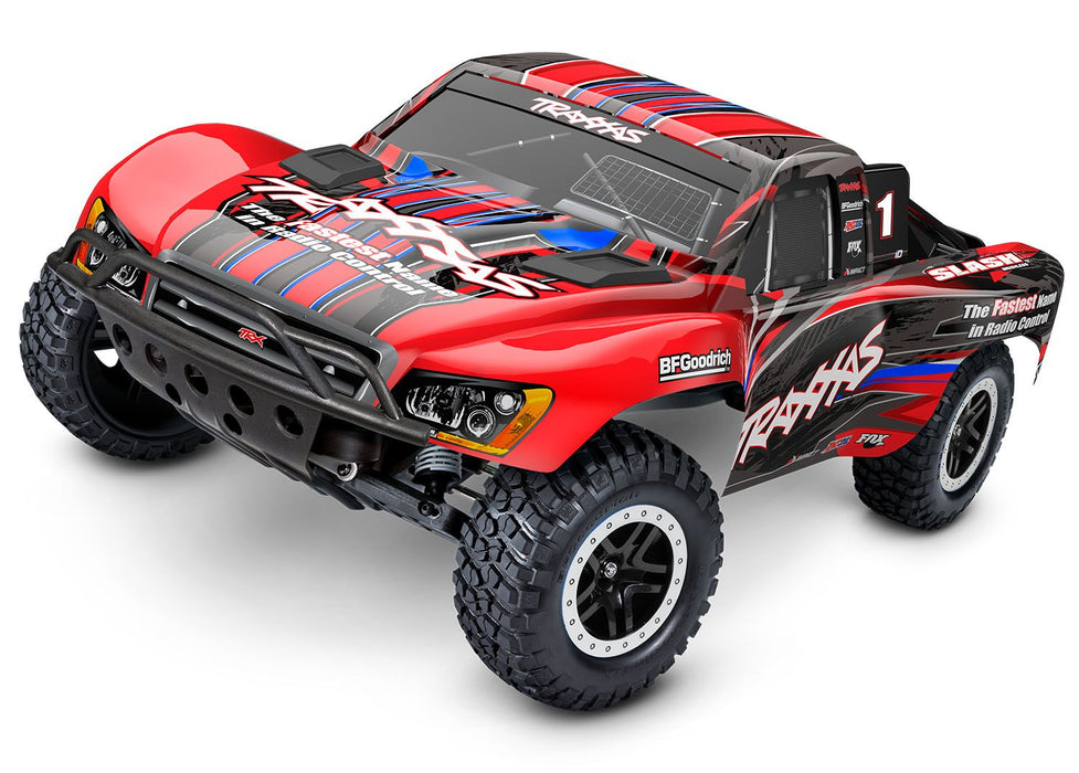 Traxxas TRA58334-4-RED Slash 2WD BL-2s HD 1/10 Scale Short Course Truck, Red