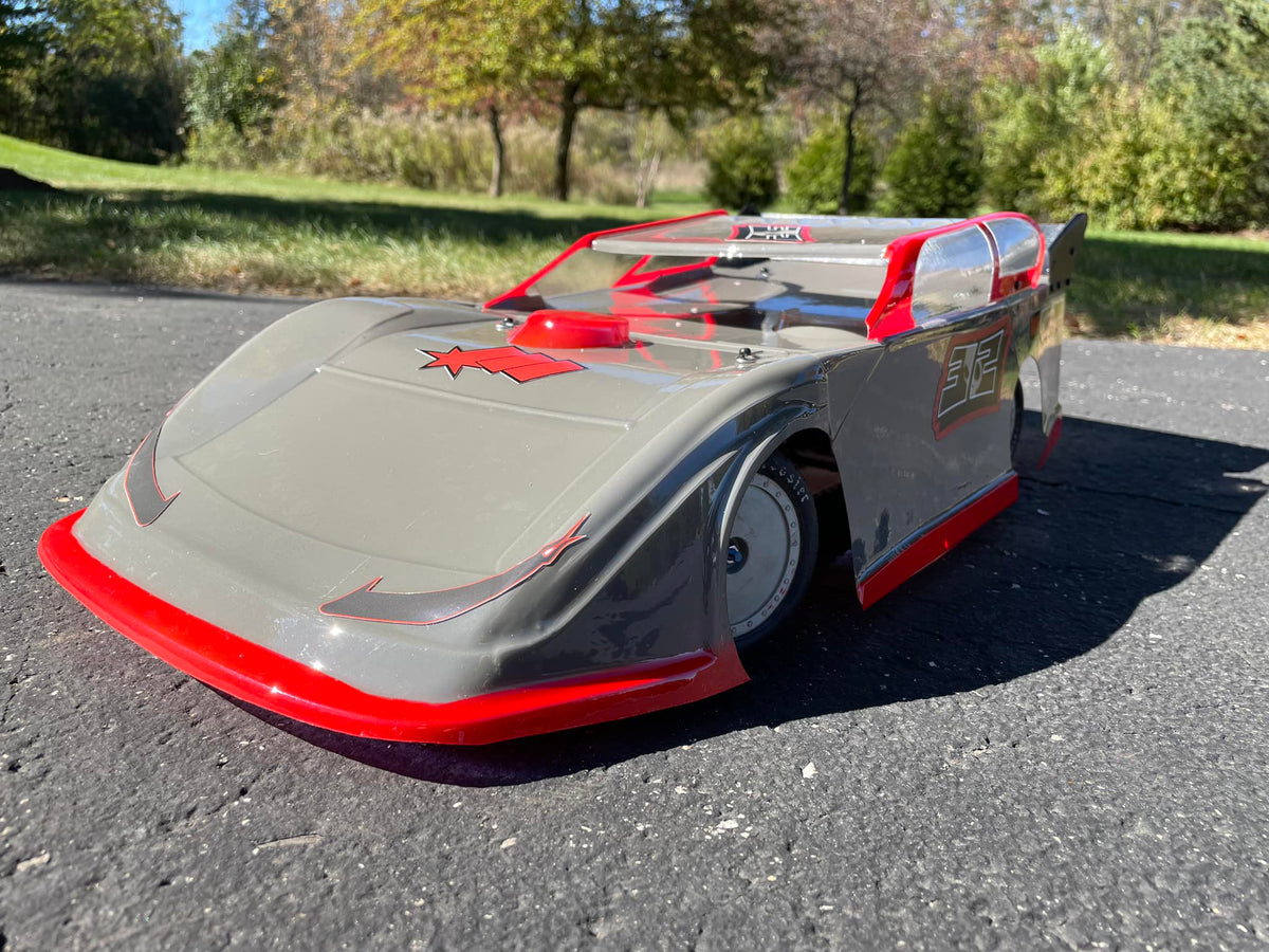 MR KUSTOMS MRK-OpeRatoR CLEAR 1/10 Late Model Body Rubber Tire LM Oper ...