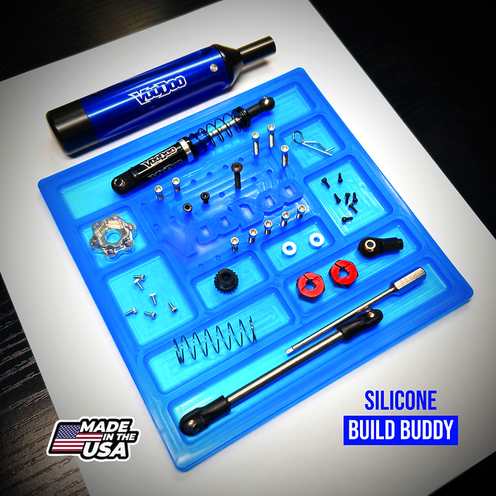 Team Ottsix Racing OTT-SBB-66-10P-BU Silicone Build Buddy (6"x 6")