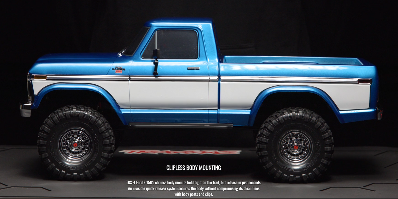 Traxxas 92144-4 TRX-4 1979 Ford F-150 Ranger XLT BLUE SPORT RTR 1/10 TRAIL TRUCK 4X4 - NO Battery & Charger
