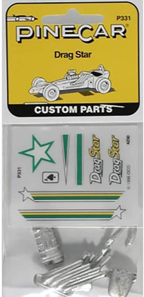 PineCar PINEP331 Drag Star Parts/Decals — World of R/C Parts & Supplies