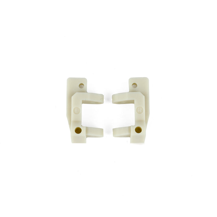 Team Associated ASC6210 RC10 Caster Blocks, front, 30 deg. Original White RC10T