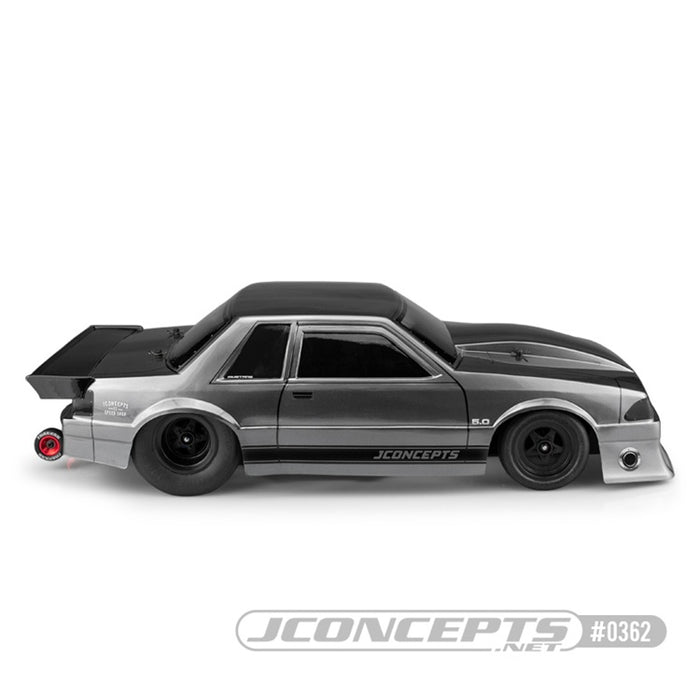 Jconcepts JCO0362 1991 Ford Mustang, Fox Clear Body, 10.75 & 13" WB