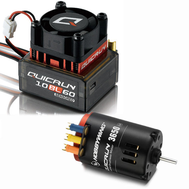 Hobbywing Quickrun 16BL30 G2 ESC & 2435SL 4500KV G3 Motor Combo Losi NASCAR HWI38030002