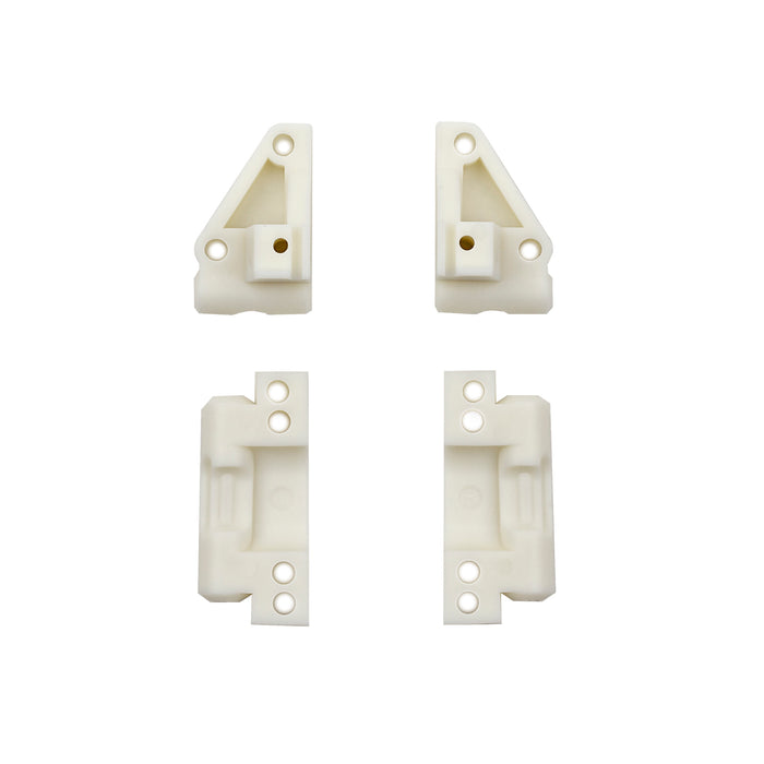 Team Associated ASC6640 RC10 Arm Mounts, front and rear Original White