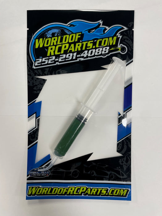 WORC WRC-G03BL Waterproof Calcium Sulfonate NLGI #2 Lubricant Grease (10ml) Curved Tip Syringe -  Marine / Offroad