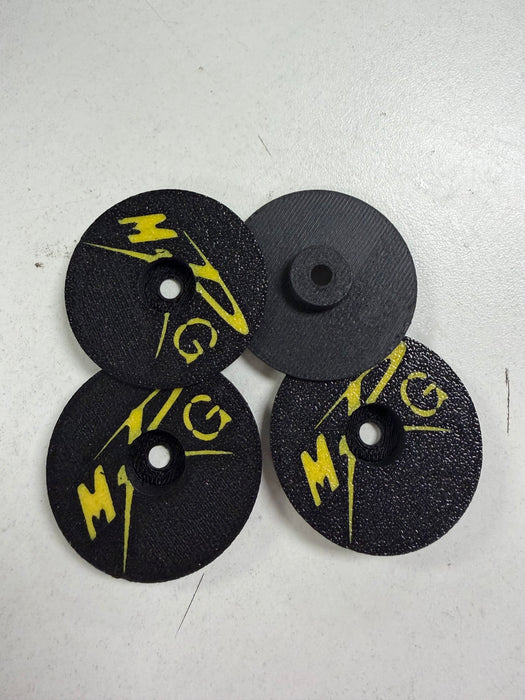 Meacomes Racing Gear Losi Nascar BLACK Wheel Covers / Mud Plugs (4) MRC-003BK