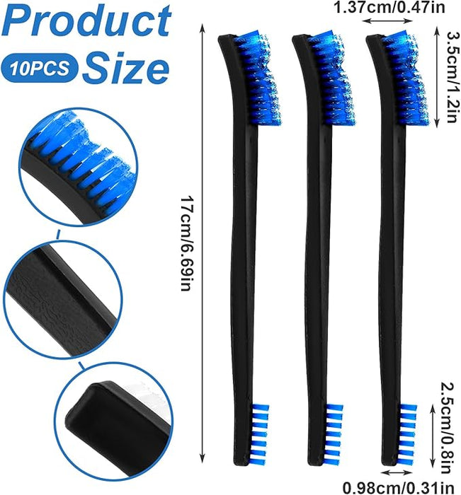 WRC-BRUSH Cleaning Tire Prep application Double-Ended Detailing brush dual tip (1 Brush)