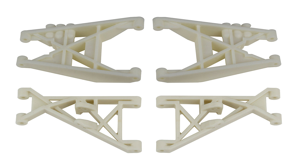 Team Associated ASC7806 RC10T Front and Rear Suspension Arms, white