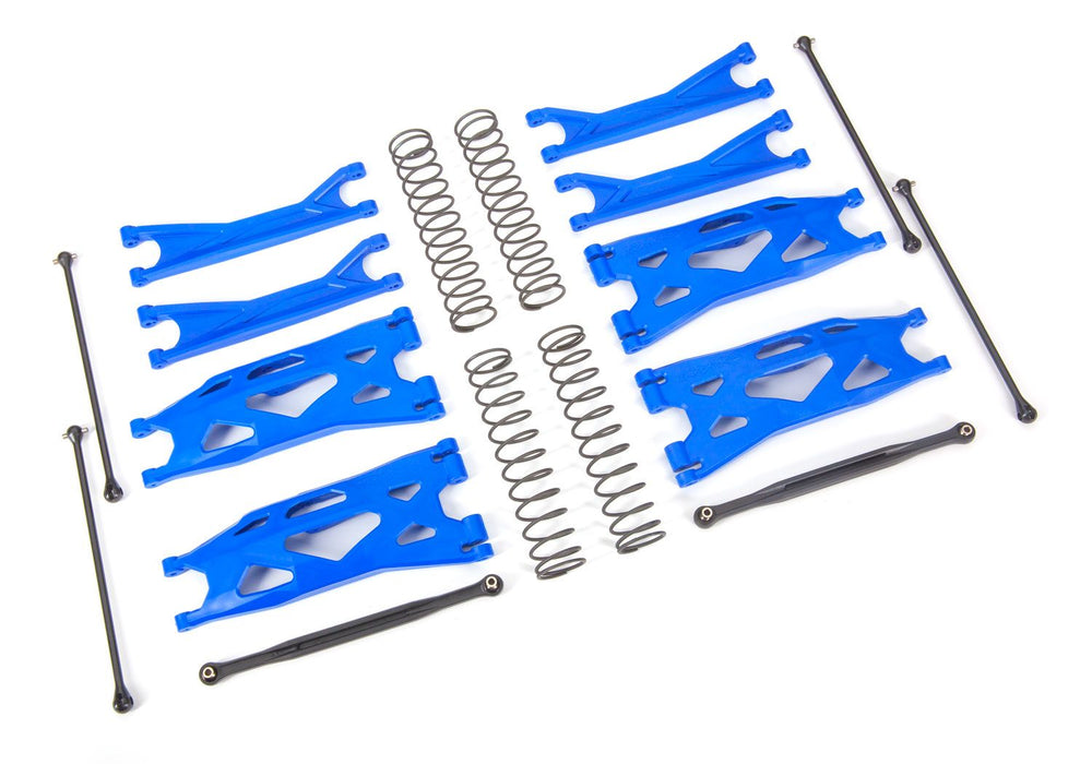 TRAXXAS TRA7895X SUSPENSION KIT WIDEMAXX BLUE Maxx 7895X Wide Arms, Driveshafts, springs, links