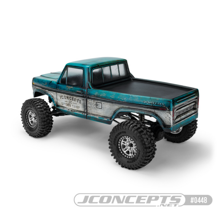 JConcepts JCO0448 1979 Ford F-150 "Tucked" Rock Crawler Body (Clear) (12.3")