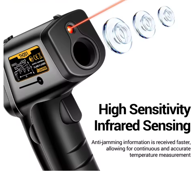 WORC Infrared Non-Contact Temperature Gun Thermometer -58℉ to 752℉ WRC-8310